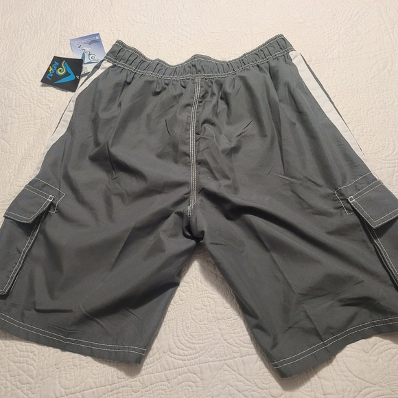 Kansas Surf board shorts size L charcoal grey - Picture 3 of 10